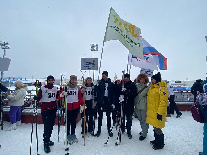 Соревнования по лыжным гонкам 
